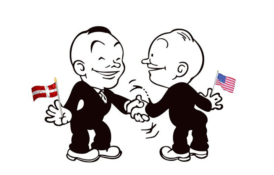 Working with Danes Working With Americans copyright Kay Xander Mellish