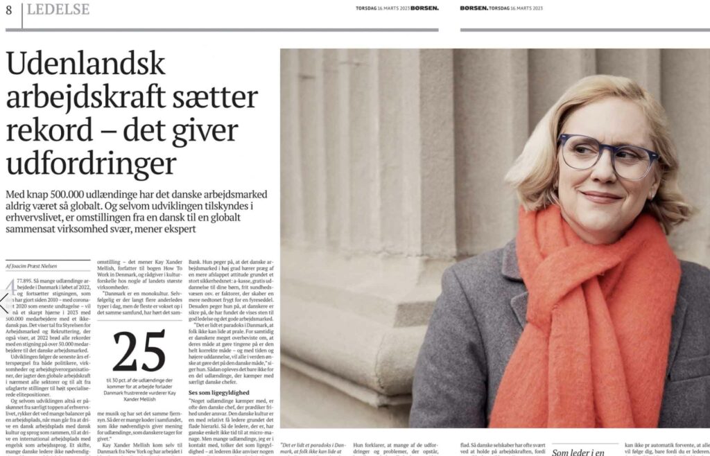 foredragsholder om dansk  arbejdskultur