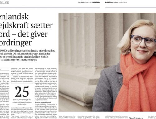 foredragsholder om dansk arbejdskultur