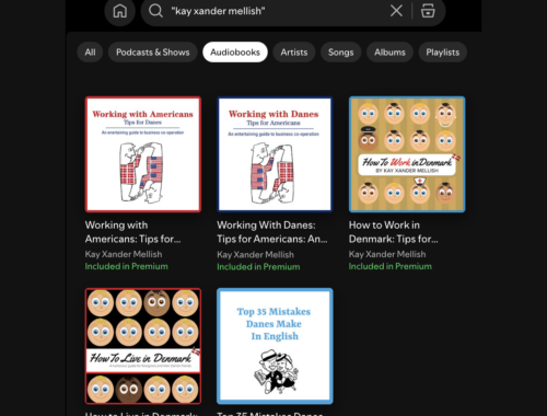 Denmark audiobooks free on Spotify