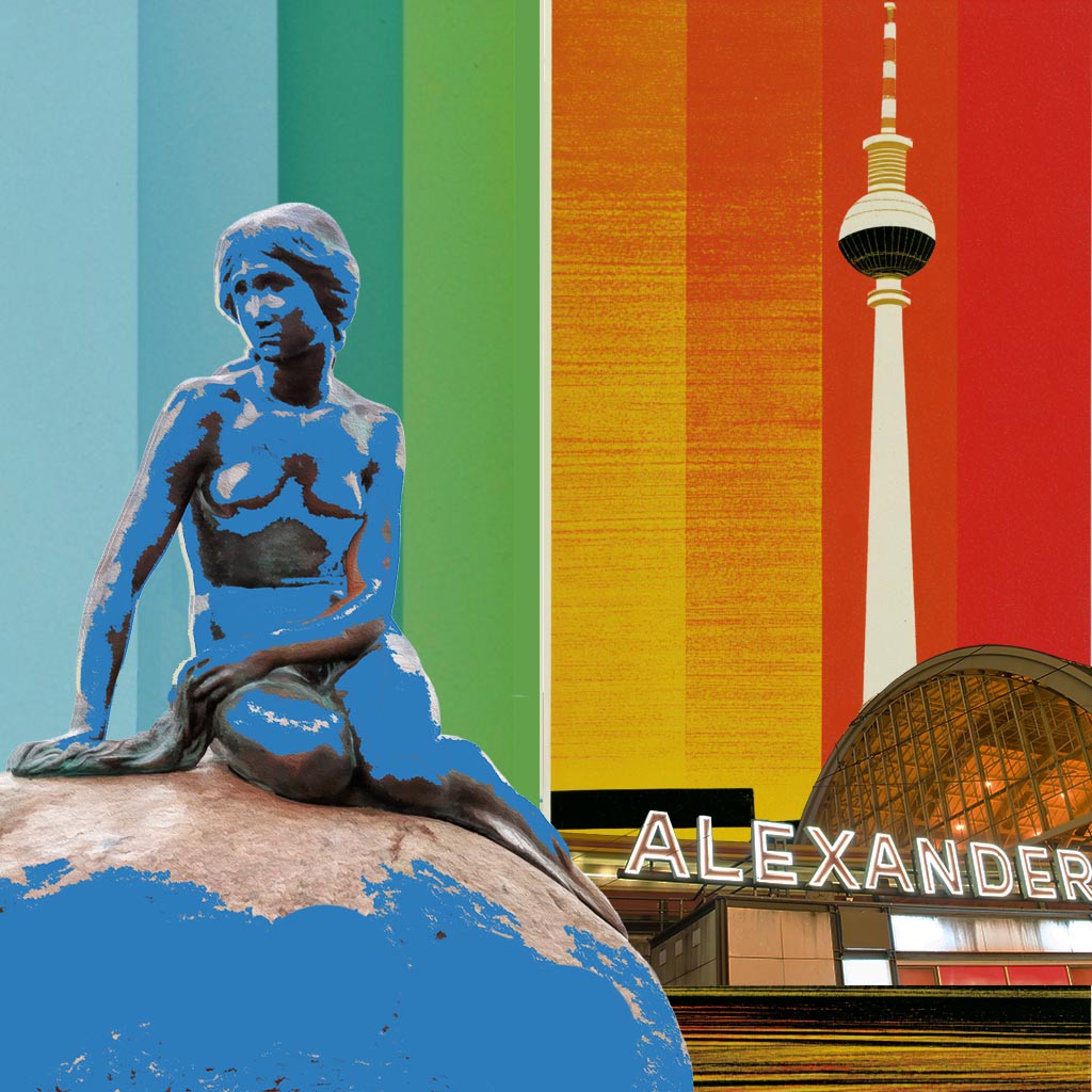 Copenhagen vs. Berlin, by Kay Xander Mellish